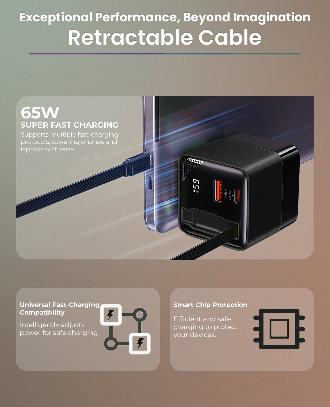 Revix65 Charger with Retractable - Image 8